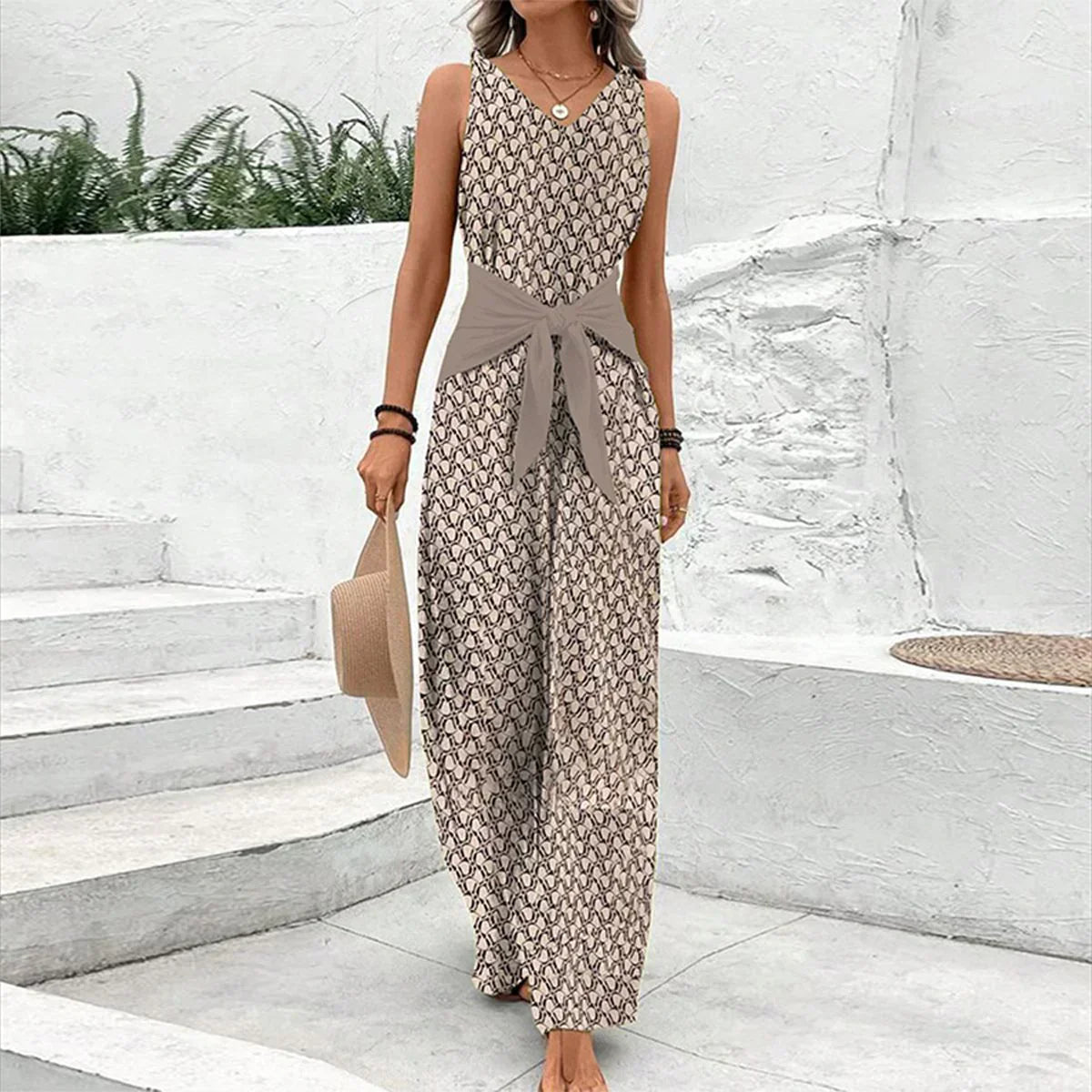 Tiffany® | Elegante jumpsuit gemaakt van premium katoen
