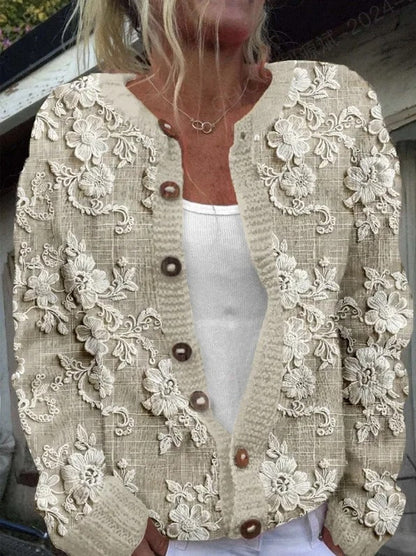 Ursula® | Stijlvol vest met bloemenprint